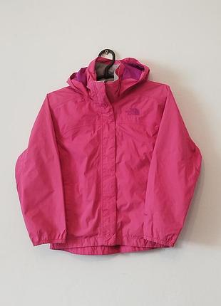 The north face. детская розовая ветровка-дождевик.