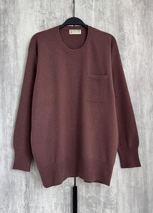 Кашеміровий светр джемпер 100% шотландський кашемір pure cashmere кашемировый свитер 100% кашемир