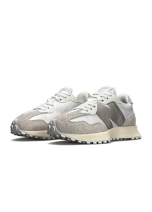 New balance 327 light grey white