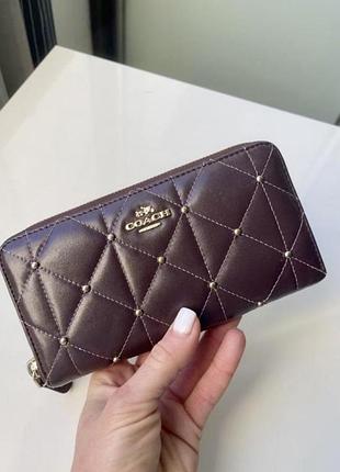 Шкіряний гаманець coach оригінал