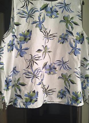 Льняна блузочка benetton