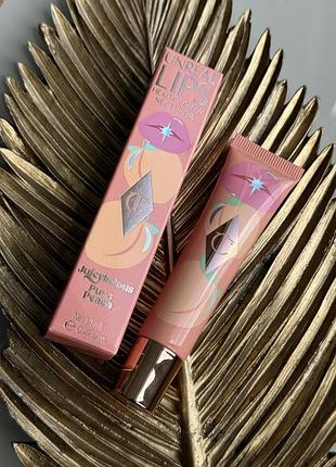 Charlotte tilbury unreal lips healthy glow nectar oil – pure peach  розкішна олія бальзам блиск для губ