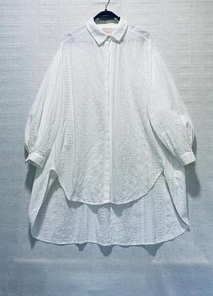 Сорочка з прошви італія оверсайз