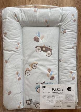 Пеленатор м'який ceba retro autumn retro cars 50*70см