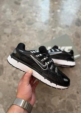 Стильні кросівки nike p-6000 black gray white