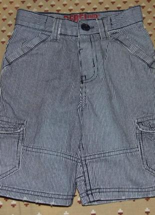 Хлопковые шорты мальчику 3 - 4 года rebel