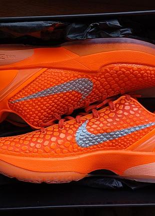 Баскетбольні кросівки nike kobe 6 protro total orange ih1871-800 оригінал р.42 нові