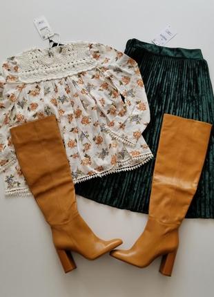 Красива плісирована спідниця zara 5