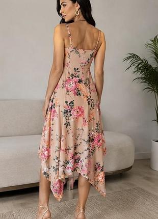 Легка сукня bodyflirt з асиметричним подолом та квітковим принтом 🌸