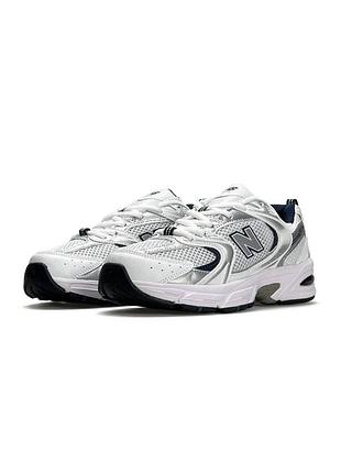 New balance 530 w premium white navy silver