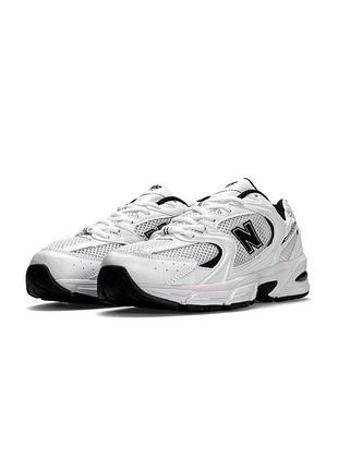 New balance 530 premium white black