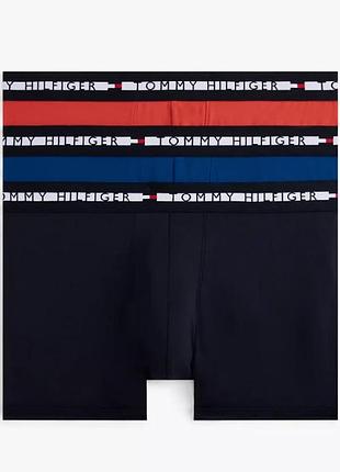 Комплект трусів боксерів tommy hilfiger 
cotton classics trunk 3-pack