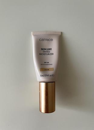 Catrice skin like tinted moisturizer тональний крем для обличчя зволожувальний тінт