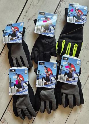 Теплые зимние варежки лыжные active touch
