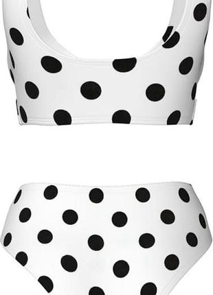 Купальник раздельный&nbsp; горох, nastygal,&nbsp; uk 6, eur 34.