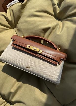 Жіноча сумочка jw pei noor brown canvas