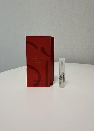 Оригінальний зразок аромату giorgio armani si passione red bloom
