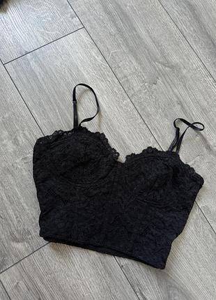 Топ корсет zara мережево