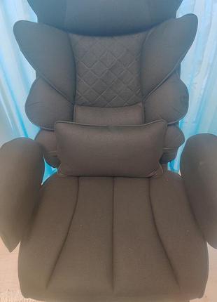Абсолютно новое кресло горизонтально racer b-2511 fabric black (подарок, не использовался)