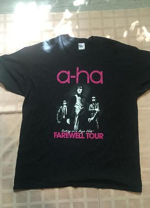 Колекційна футболка a-ha 2010 (оригінал farewell tour/xl)
