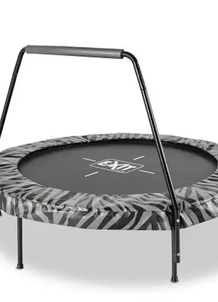 Батут exit tiggy з ручкою 140 см сірий