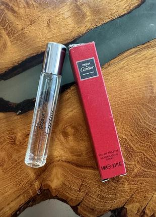 Туалетна вода cartier pasha edition noir, 7 ml залишок