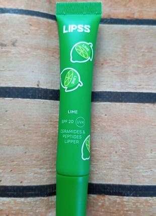 Блиск для губ lipss lipper lime spf 20 лайм