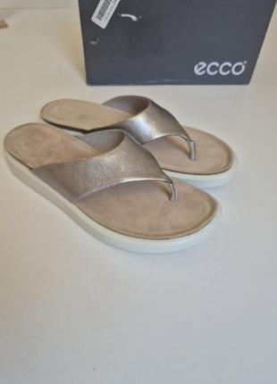 Кожаные женские вьетнамки ecco 42-43 р