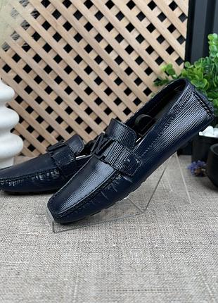 Louis vuitton monte carlo driving moccasin мужские туфли мокасины кожа оригинал 41.5 eur
