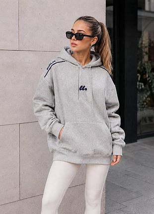 Худи oversize - стильная базовая модель, трикотаж,в цветах