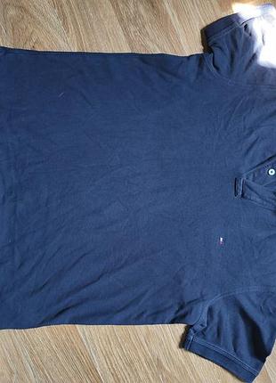 Оригинальное мужское поло tommy hilfiger premium pique slim fit (l)