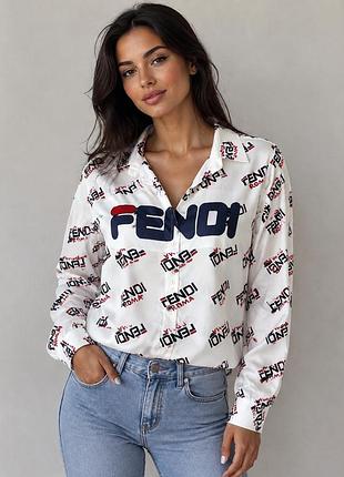 Рубашка сорочка fendi