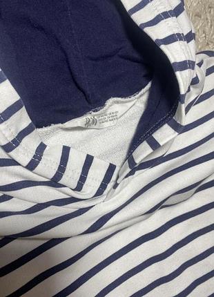 Толстовка бавовна h&m лонгслив з капюшоном, xs
