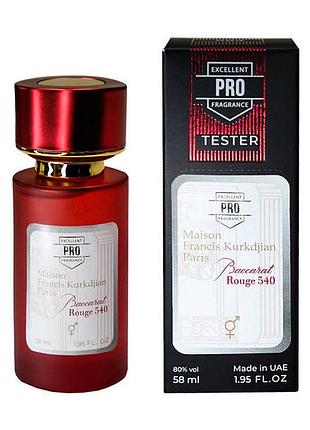 Парфюмированная вода-тестер maison francis kurkdjian baccarat rouge 540–58 мл