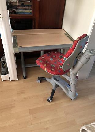Comf-pro дитяча парта + крісло, ортопедичні, ростові, оригінальні, якісні  для навчання
