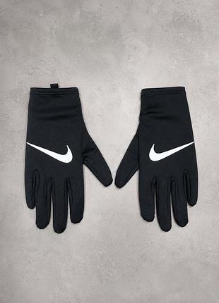 Перчатки nike dri-fit черные, оригинал