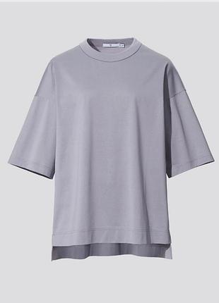 Футболка з короткими рукавами з бавовни supima від uniqlo+j, jil sander (437838)