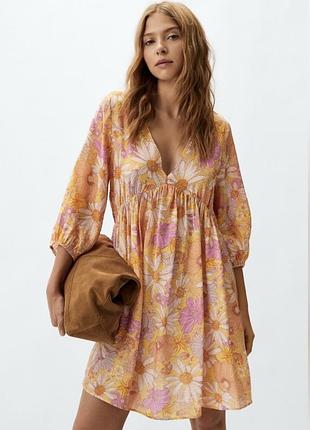 Жіноча сукня міні від h&m розмір xs у квітковому принті