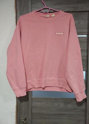Свитшот розовый оверсайз levis