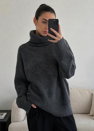 Светр h&m oversize з альпакою, розмір xl
