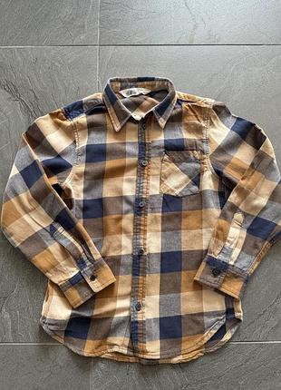 Сорочка в клітинку для хлопчика h&m