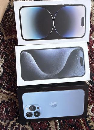 Коробки на  iphone 13,14,15 про