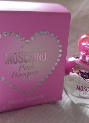 Миниатюра moschino pink bouquet.оригинал.