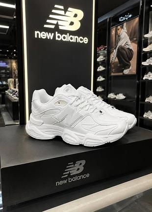 Жіночі білі кросівки new balance | масивні кросівки на платформі | розміри 36–40