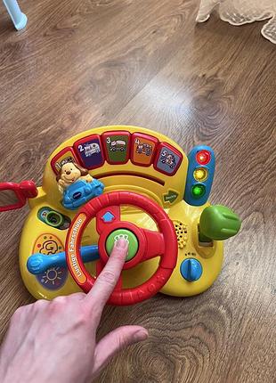 Розвиваюча музична іграшка руль від vtech 2