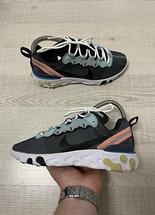 Кросівки nike react element 55 ocean blue жіночі