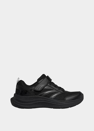 Оригінальні дитячі кросівки skechers /дівчачі кросівки skechers чорні