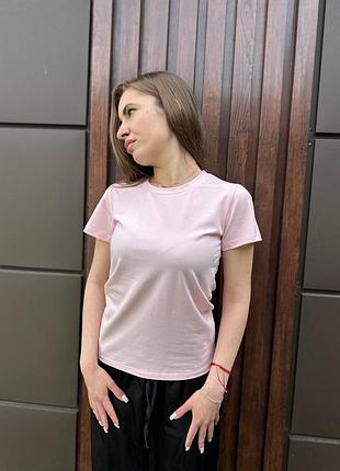 Базова футболка рожева