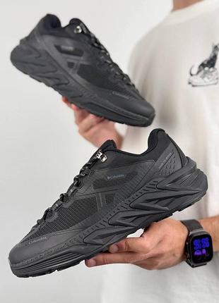 Мужские кроссовки columbia vibram mega gripплоx all black