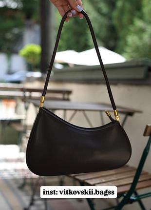 Сумочка velisse bag chocolate/gold🤎